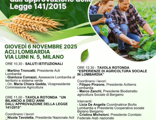 Agricoltura sociale: un bilancio a dieci anni dalla Legge 141/2015