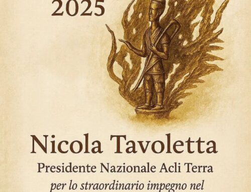 Premio Arciere 2025 a Nicola Tavoletta: Riconoscimento al Valore Strategico del Progetto “Colture & Culture” di Acli Terra