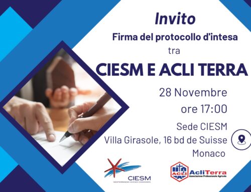 ACLI Terra e CIESM rafforzano la collaborazione: firmato un protocollo per la formazione reciproca dei dipendenti